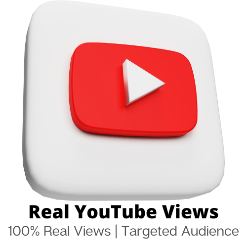 Visualizações reais do YouTube APENAS nos EUA