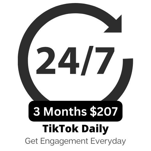 TikTok 100,000 ビュー + エンゲージメント月額サービス