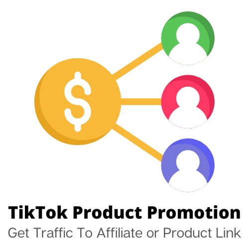 Promotion de lien de produit d'affiliation TikTok